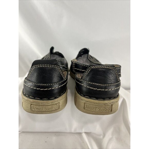 Joseph Siebel Leather Slip-On Shoes - Picture 8 of 13